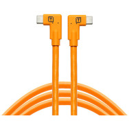 Кабель Tether Tools TetherPro USB-C Right Angle to USB-C Right Angle 4.6m, Orange- фото