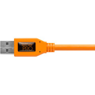 Кабель Tether Tools TetherPro USB-C 3.0 to USB-C Right Angle 50cm, Orange- фото4