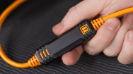 Кабель Tether Tools TetherPro USB-C to USB-C Right Angle 9.4m, Orange- фото5