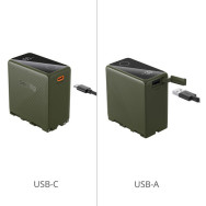 Аккумулятор SmallRig NP-F970 Type-C (Olive Green)- фото3