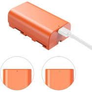 Аккумулятор SmallRig NP-F550 USB-C 4971 (Orange)- фото5