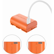 Аккумулятор SmallRig LP-E6NH USB-C 4968 (Orange)- фото5