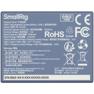 Аккумулятор SmallRig 5062 NP-W126S USB-C (Blue)- фото2