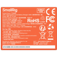 Аккумулятор SmallRig 5088 NP-W126S USB-C (Orange)- фото2