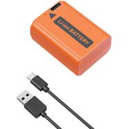 Аккумулятор SmallRig NP-FW50 USB-C 4965 (Orange)- фото2