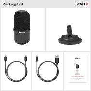 Конденсаторный USB микрофон SYNCO CMic-V1M- фото3