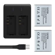 Аккумуляторы и ЗУ для экшн-камеры AKASO Brave 4 Pro/V50X- фото