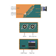 Волоконно-оптический удлинитель AVMATRIX FE1121-12G SDI 10км- фото2