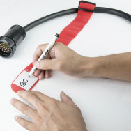 Стяжки KUPO EZ560-R CABLE TIE (красные)- фото5