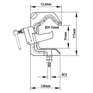 Зажим KUPO KCP-151 Ratcheting Jaw C Clamp- фото4