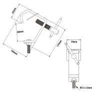 Зажим KUPO C-12 Steel Hook Clamp- фото2
