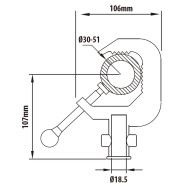 Зажим KUPO C-05 Aluminum Alloy Clamp- фото2