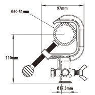 Зажим KUPO C-01B Steel Clamp- фото2