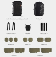 Рюкзак PGYTECH OnePro Focux Backpack 25L, Space Black (P-CB-195)- фото8