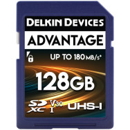 Карта памяти Delkin Devices 128GB ADVANTAGE UHS-I SDXC (DSAV3128)- фото