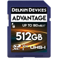 Карта памяти Delkin Devices 512GB ADVANTAGE UHS-I SDXC (DSAV3512)- фото