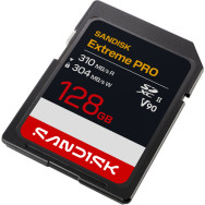 Карта памяти SanDisk 128GB Extreme PRO SDXC UHS-II V90 (SDSDXDE-128G-GN4IN)- фото2