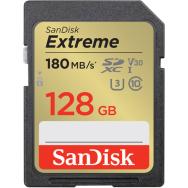 Карта памяти SanDisk 128GB Extreme UHS-I SDXC (SDSDXVA-128G-GNCIN)- фото