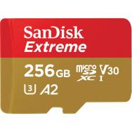 Карта памяти SanDisk 256GB microSDXC Extreme (SDSQXAV-256G-GN6MA)- фото
