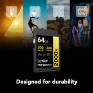 Карта памяти Lexar 64GB Professional 2000x SDXC UHS-II- фото4