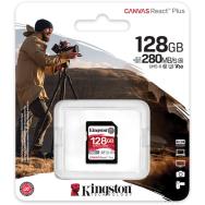 Карта памяти Kingston Canvas React Plus SDXC 128GB (SDR2V6/128GB)- фото3