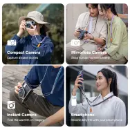 Наплечный ремень PGYTECH Camera Strap Slim Trendy Mystic Blue (P-CB-434)- фото3
