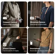 Наплечный ремень PGYTECH Camera Strap Slim Vintage Caramel Brown (P-CB-582)- фото5