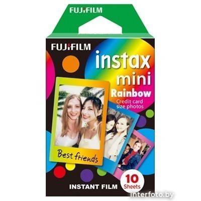 Пленка Fujifilm Instax Mini Rainbow (10 шт.) - фото