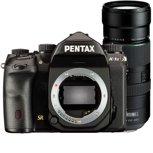Фотоаппарат Pentax K-1 Mark II Body + HD D-FA 150-450mm f/4.5-5.6 - фото