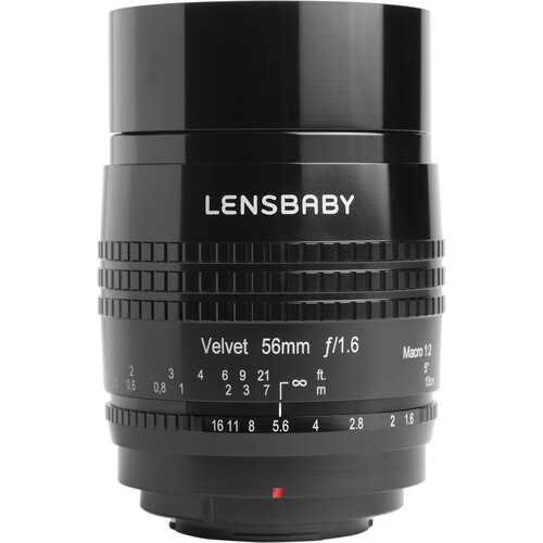 Объектив Lensbaby Velvet 56 f/1.6, 1:2 Macro for Fuji X Black- фото2