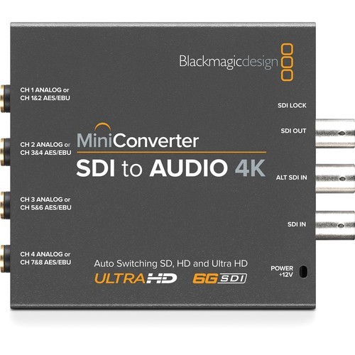 Blackmagic Mini Converter SDI to Audio 4K- фото2
