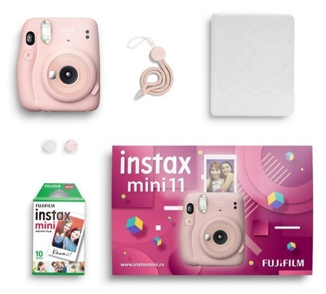 Подарочный набор Instax Mini 11 Pink Geometric Set- фото2
