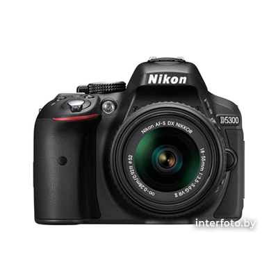 Nikon D5300 Kit 18-55mm VR II Black - фото
