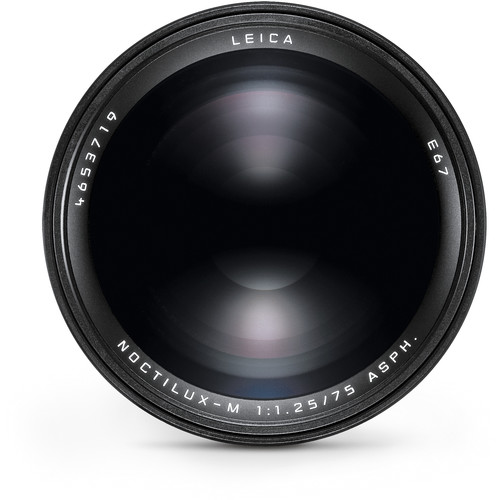 Leica NOCTILUX-M 75 f/1.25 ASPH., black anodized finish - фото3