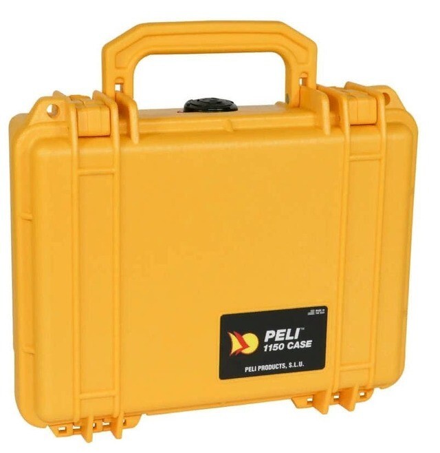 Кейс Peli 1150 Yellow с поропластом - фото4