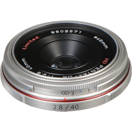 Объектив HD Pentax DA 40mm f/2.8 Limited Silver - фото