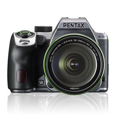 Фотоаппарат Pentax K-70 Kit 18-135mm Silver - фото