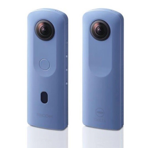 Панорамная камера VR 360 Ricoh Theta SC2 (синяя) - фото4