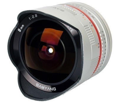 Объектив Samyang 8mm f/2.8 UMC Fish-eye II Sony E-mount Silver - фото2