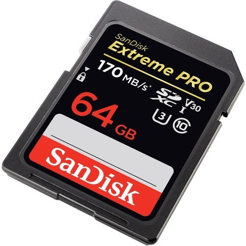 Карта памяти SanDisk Extreme Pro SDXC 64Gb 170MB/s V30 Class 10 (SDSDXXY-064G-GN4IN) - фото2