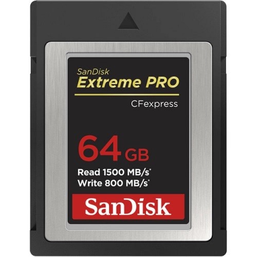 Карта памяти SanDisk Extreme Pro 64Gb CFexpress Type-B (SDCFE-064G-GN4NN) - фото