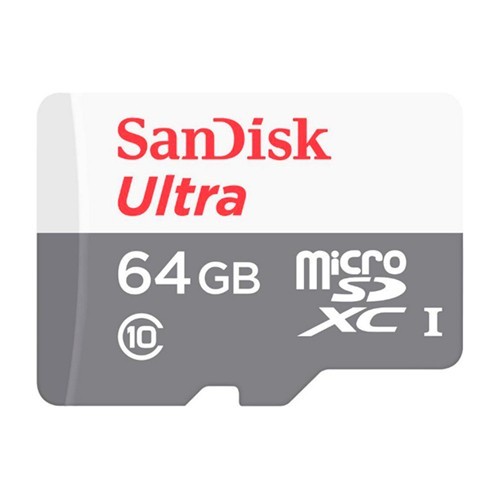Карта памяти SanDisk Ultra microSDXC 64GB + SD Adapter (SDSQUNS-064G-GN3MA) - фото2