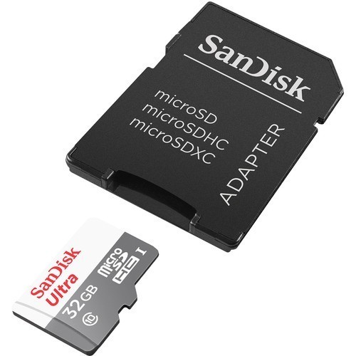 Карта памяти SanDisk Ultra microSDHC 32GB + SD Adapter (SDSQUNS-032G-GN3MA) - фото2