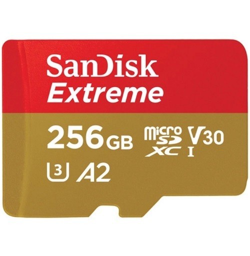 Карта памяти SanDisk Extreme microSDXC 256GB + SD Adapter (SDSQXA1-256G-GN6MA) - фото2