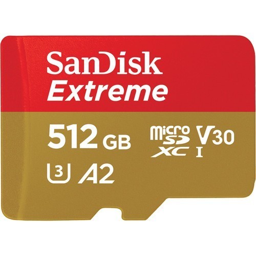 Карта памяти SanDisk Extreme microSDXC 512GB + SD Adapter (SDSQXA1-512G-GN6MA)- фото3