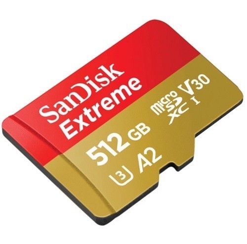 Карта памяти SanDisk Extreme microSDXC 512GB + SD Adapter (SDSQXA1-512G-GN6MA) - фото2