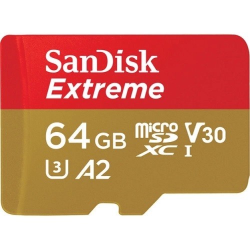Карта памяти SanDisk Extreme microSDXC 64GB + SD Adapter (SDSQXA2-064G-GN6MA) - фото4