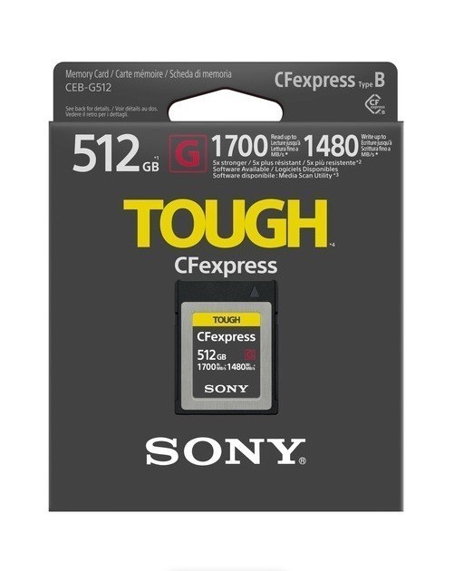 Карта памяти Sony 512Gb CFexpress Type B (CEB-G512) - фото2