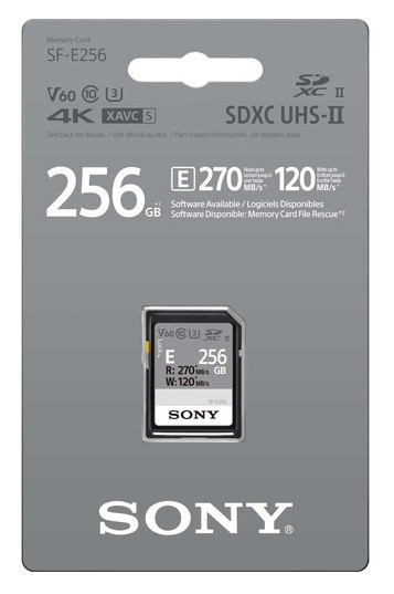 Карта памяти Sony 256Gb SF-E Series (SF-E256) - фото2
