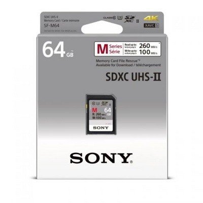 Карта памяти Sony SDXC 64Gb Class 10 UHS-II (SF64M) - фото2